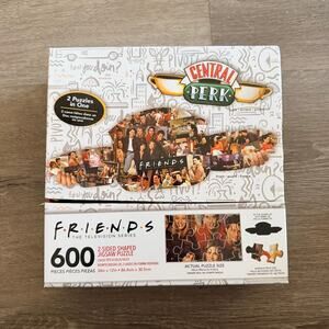 FRIENDS TV Show Central Perk & Collage 600 Piece 2 Sided Die Cut Jigsaw Puzzle